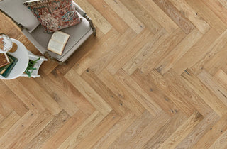 Park City Herringbone - Natural Engineered Hardwood by Mannington