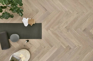 Park City Herringbone - Snowcap Engineered Hardwood by Mannington