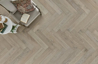 Park City Herringbone - Wintry Engineered Hardwood by Mannington