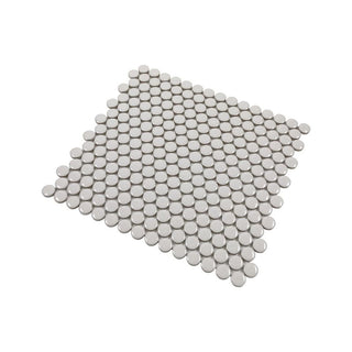 PEARL GLOSSY 3/4 INCH PENNY ROUND PORC MOS Tile & Stone by Anthology Tile