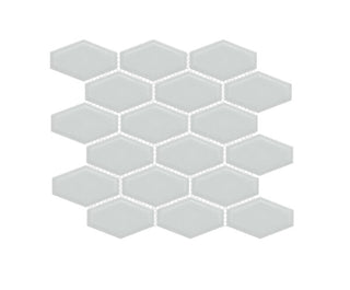 Pearl Glossy Elongated Hexagon 11x10.5 by Happy Floors