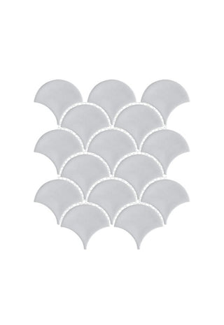 Pearl Glossy Fan 3x3 (10.5x10 Sheet) by Happy Floors