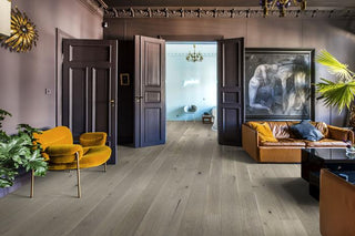Pearl Grey Plank Engineered Hardwood by Kahrs