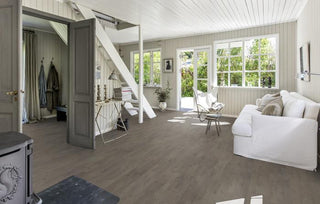 Pearl Grey Strip Engineered Hardwood by Kahrs