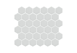 Pearl Satin Matte Hexagon 12.5x11 by Happy Floors
