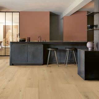 Pearl white oak extra matt Engineered Hardwood by Quickstep