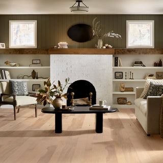 PEBBLE HILL MIXED WIDTH - Linen Engineered Hardwood by Shaw Floors