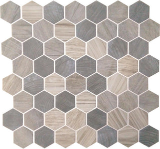 Pelican Hexagon Tile & Stone by American Olean