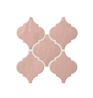 Peony Arabesque Undulated Tile & Stone by American Olean