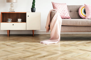 Perla Gris Herringbone Engineered Hardwood by D&M Flooring