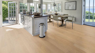 Piazza Oak AB White 11 mm Engineered Hardwood by Kahrs