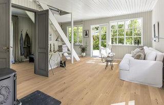Piazza Oak CD White 11 mm Engineered Hardwood by Kahrs