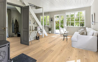 Piazza Oak CD White Sawmarks Engineered Hardwood by Kahrs