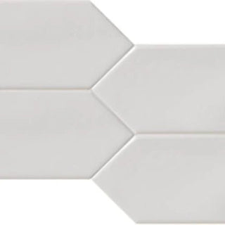 Pickets in Matte White Wall Tile Tile & Stone by Paradiso