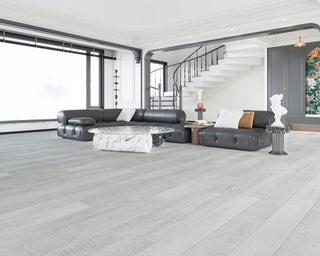 Pristine White AC5 Waterproof Laminate by Montserrat Floors