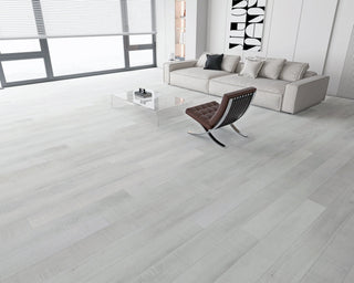 Pristine White AC5 Waterproof Laminate by Montserrat Floors