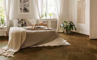 Pulpis Brown Herringbone Engineered Hardwood by D&M Flooring