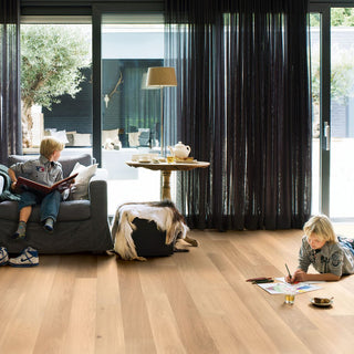 Pure oak matt Engineered Hardwood by Quickstep