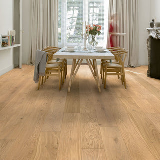 Pure oak matt Engineered Hardwood by Quickstep