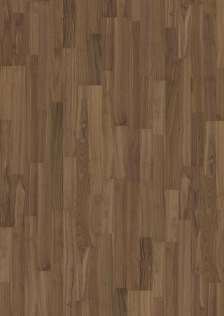 Pure Walnut 2 - strip Engineered Hardwood by Kahrs