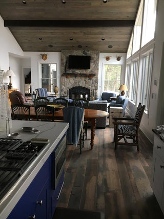 Reclaimed Oak - Highland's Plank 3/4" Engineered w/6mm Engineered Hardwood by K.D. Woods