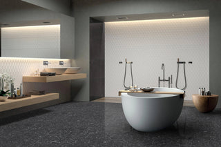 Recycled Glass - 18fbgpb Black Tile & Stone by Stanton
