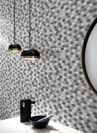 Recycled Glass - 18fgbrl Barrel Mix Tile & Stone by Stanton
