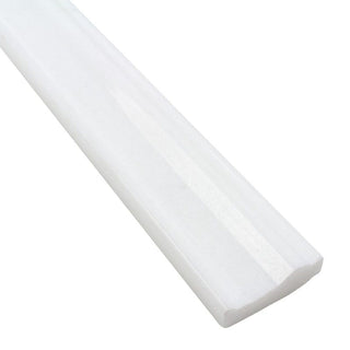 REGENCY WHITE CHAIR RAIL Tile & Stone by Anthology Tile