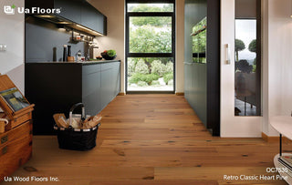 Retro Classic Heart Pine Engineered Hardwood by UA Floors