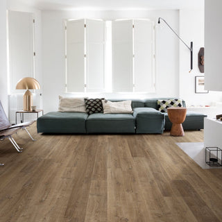 Riva oak brown Waterproof Laminate by Quickstep