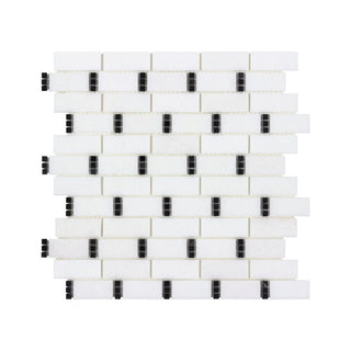 SABLE BLACK DOMINOS Tile & Stone by Anthology Tile