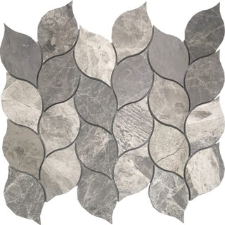 San Gorgonio - Leaf in City Gray Tile & Stone by Paradiso