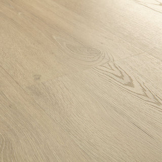 Sandy greige oak Waterproof Laminate by Quickstep