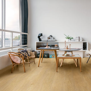 Satin oak medium natural Vinyl by Quickstep