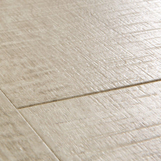 Saw cut oak beige Waterproof Laminate by Quickstep