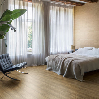 Scraped oak grey brown Waterproof Laminate by Quickstep