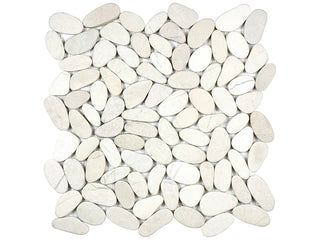 Serenity Ivory Flat Pebble Tile & Stone by Anatolia Tile