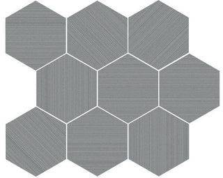 Silver Hexagon 11.5x14 Tile & Stone by Happy Floors