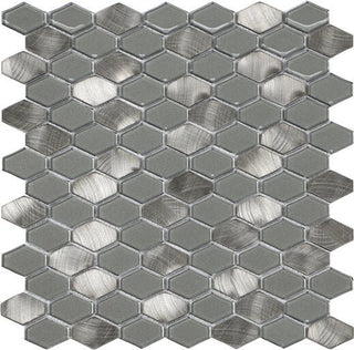 Silver Hexagon by Happy Floors