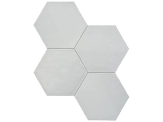 Silver Hexagon Tile & Stone by Anatolia Tile