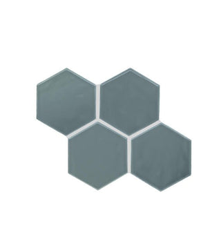 Sky Hexagon Undulated Tile & Stone by American Olean