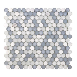 Sky Penny Round by Happy Floors