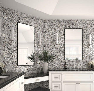 SMOKEY PEARL SLIVERS Tile & Stone by Anthology Tile