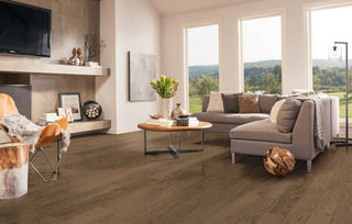 Soft Brown 6 - 1/2" Engineered Hardwood by Hartco