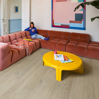 Soft oak medium Waterproof Laminate by Quickstep