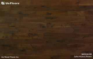 Soho Hickory Brown Engineered Hardwood by UA Floors
