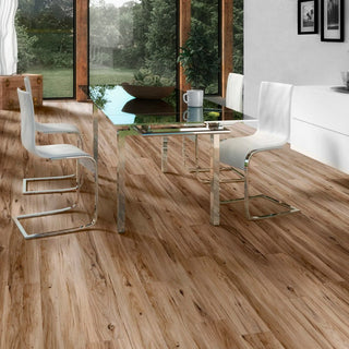 Spicebark Hickory, Fumed 7”x48” Vinyl by Tarkett Home