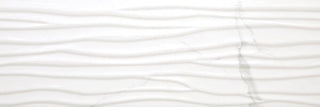Statuario Wave Glossy 12x36 Tile & Stone by Happy Floors