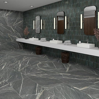 Steely Rectangle Polished Tile & Stone by American Olean