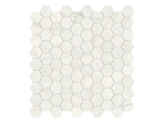 Suave Bianco 1.25" Hexagon Tile & Stone by Anatolia Tile